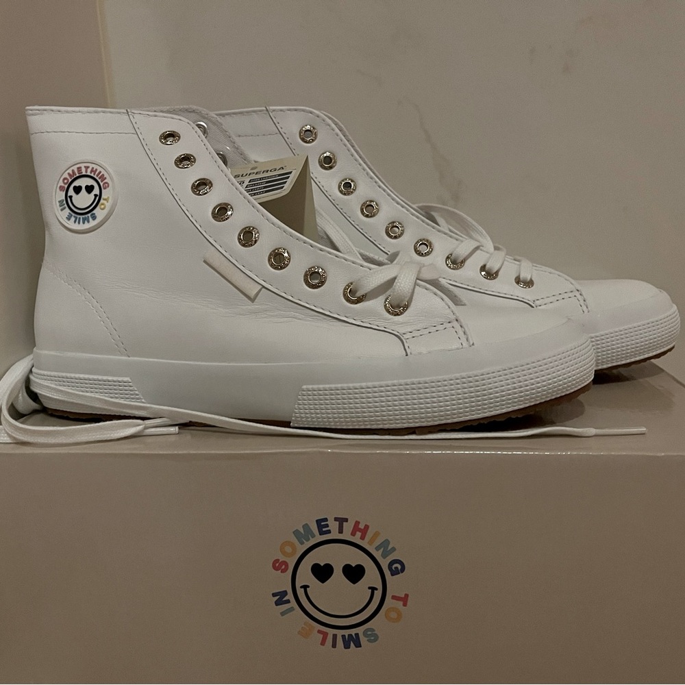 Superga 2795 Leather High Top Sneaker